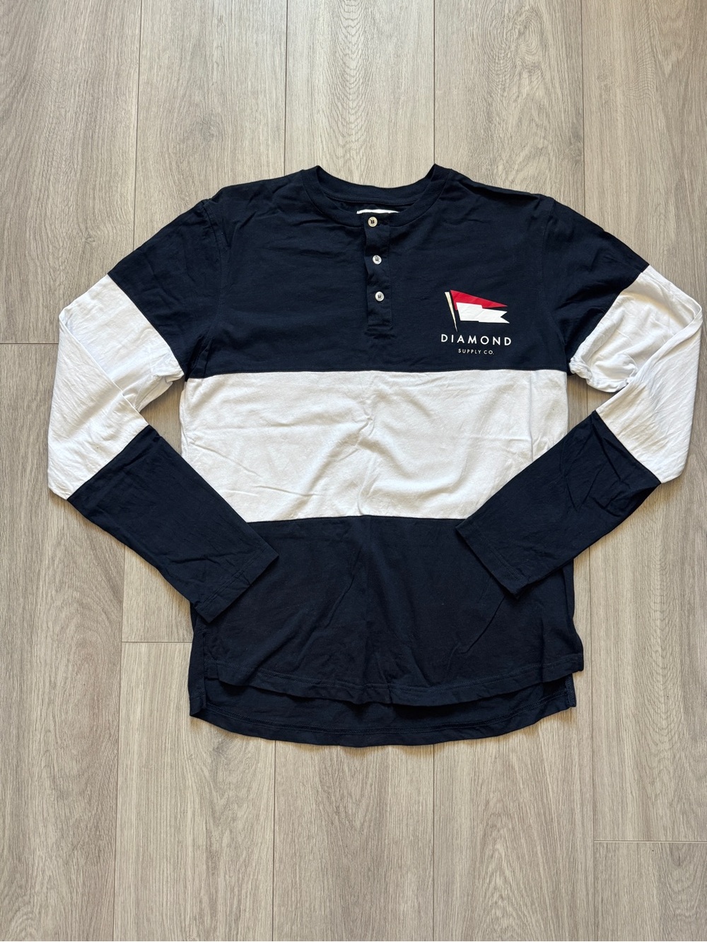 Mens Diamond Supply Co Long Sleeve Tshirt